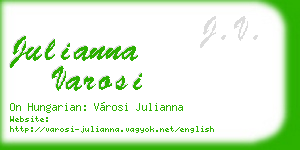 julianna varosi business card